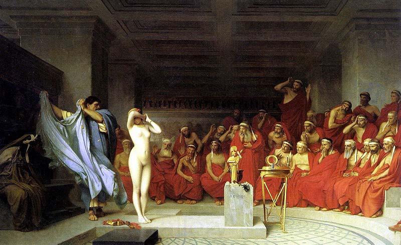 Jean-Leon Gerome Phryne before the Areopagus, Germany oil painting art